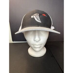 Duck Marsh Assassin Baseball Cap Richardson Black Gray White Excellent SnapBack